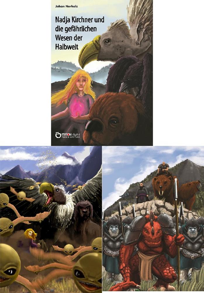 Der große Kampf gegen Kaduro, den Herrscher der Halbwelt – Teil 2 der Nadja-Kirchner-Fantasy-Reihe bei EDITION digital