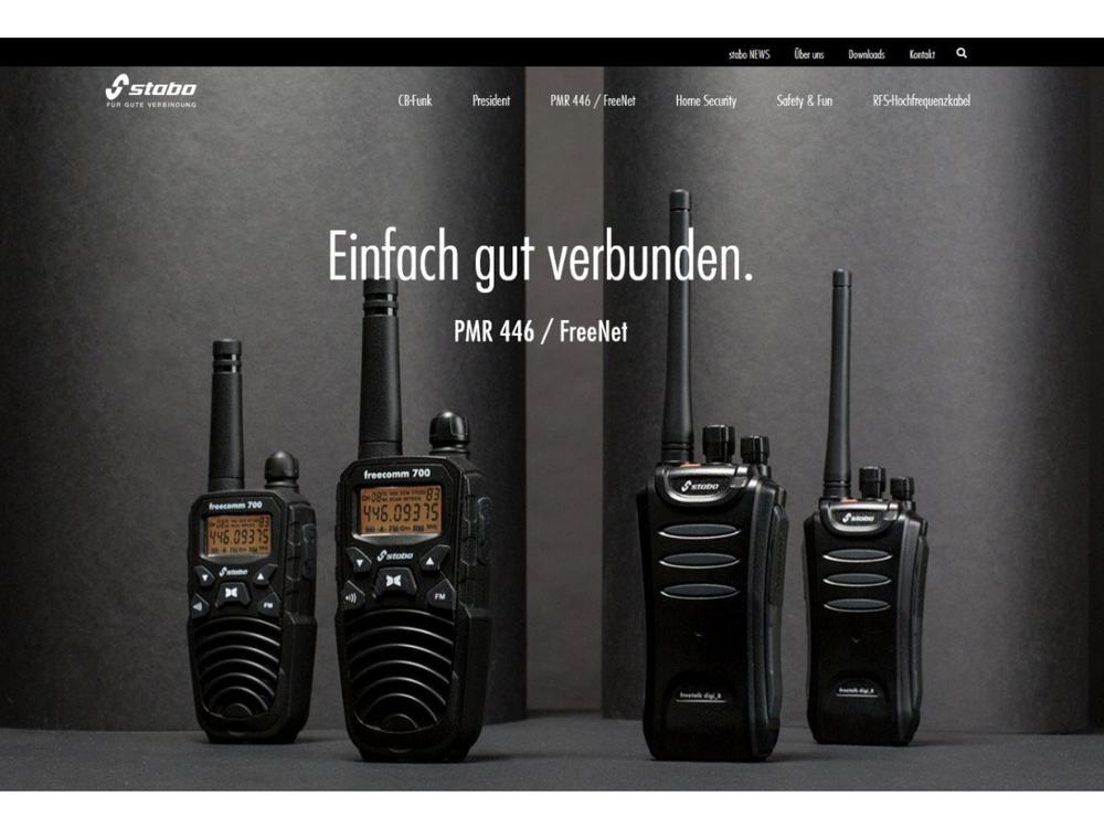 Traditionshersteller von Funktechnik mit neuem Webauftritt