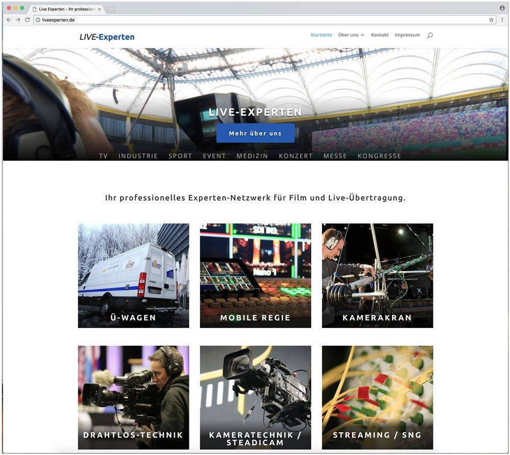 Die Live-Experten bieten Rundum-Service für Film und Liveübertragung