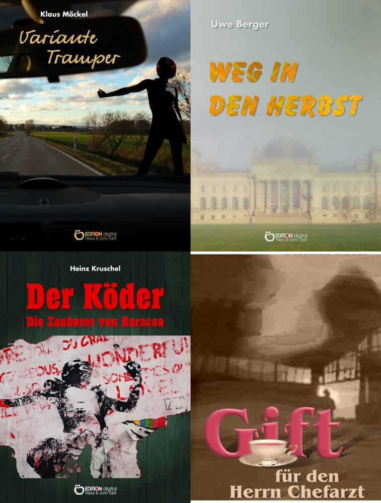 Anruf gegen 23 Uhr 15, Jacke mit Anhang, ein teuflischer Plan und der Tod einer gelben Katze – Fünf E-Books von Freitag bis Freitag zum Sonderpreis