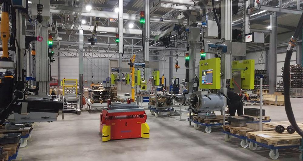 Gigantische Steigerung der Produktivität durch optimierten Materialfluss