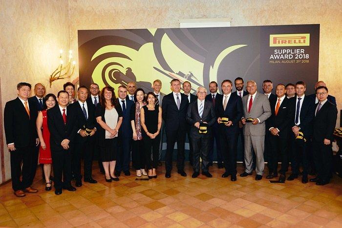 Pirelli Supplier Award 2018: Lieferanten für Innovation, Servicequalität und Nachhaltigkeit ausgezeichnet