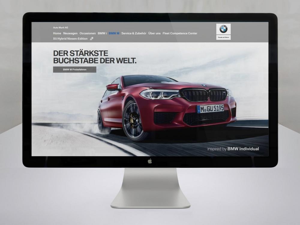 BMW Schweiz AG vertraut bei Roll-out ihrer Händlerseiten auf Bright Solutions