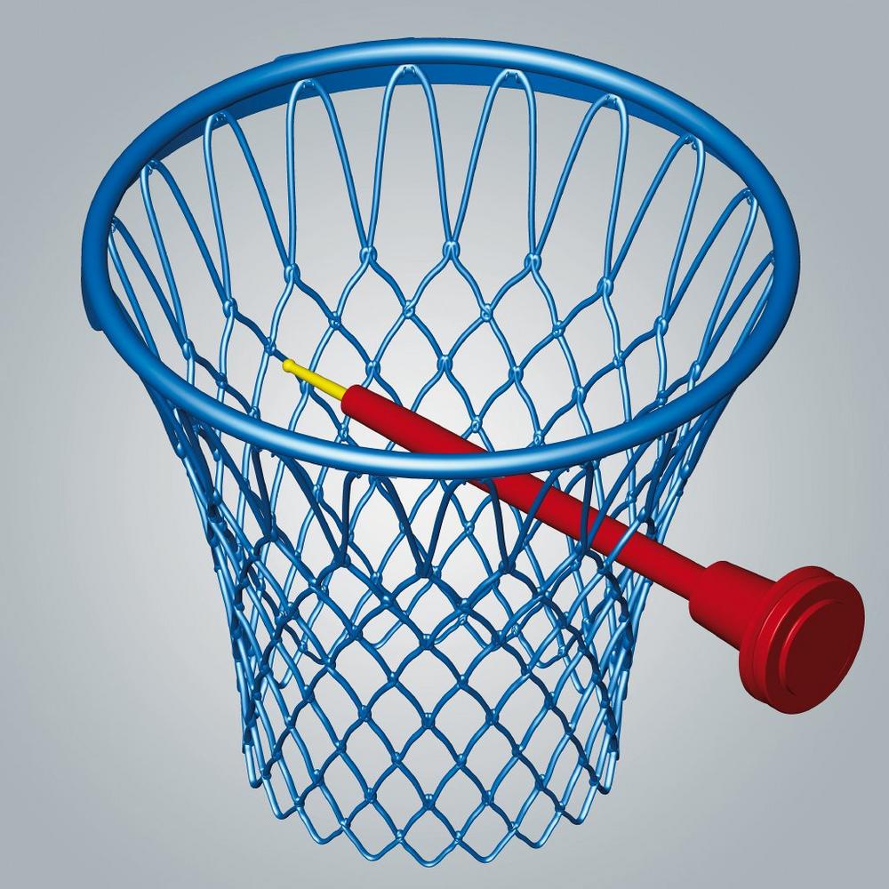 Volltreffer: Basketballkorb mit 5-Achs-Technologie gefräst