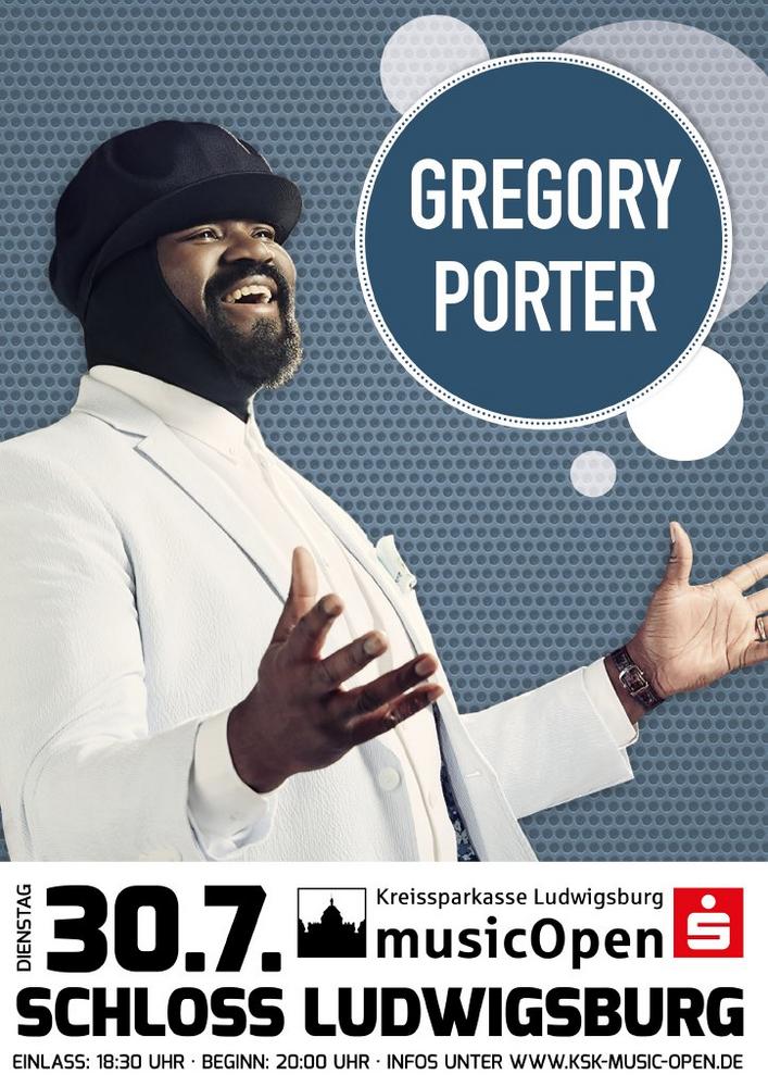 Kreissparkasse Ludwigsburg music open – Jazz-Superstar Gregory Porter gestaltet den vierten Konzertabend!