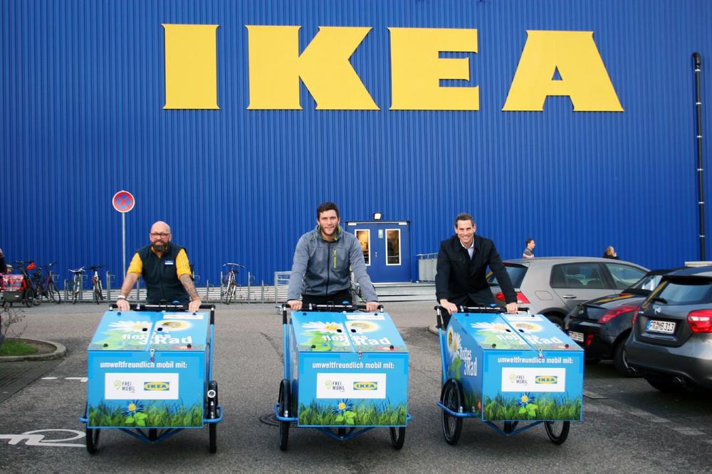 E-Lastenvelo „Flottes 3Rad“: Erneute Kooperation von IKEA und VAG im Bereich Elektromobilität