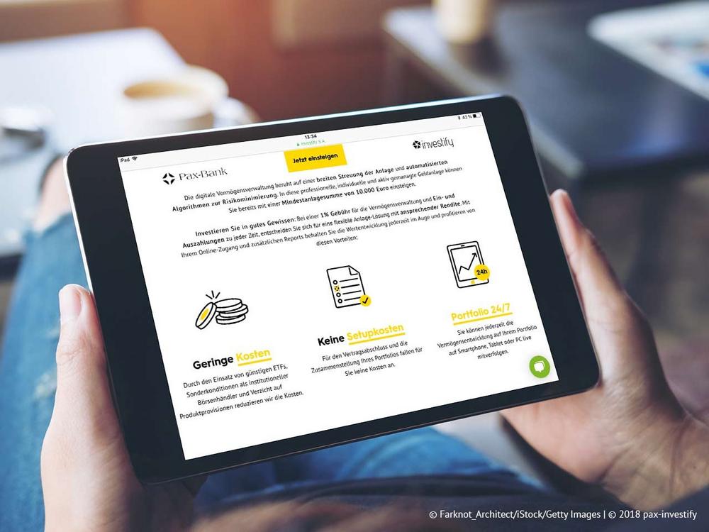 investify und Pax-Bank starten gemeinsames Produktangebot