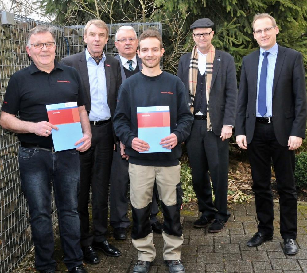 Florian Keppeler ist Lehrling des Monats Februar 2019