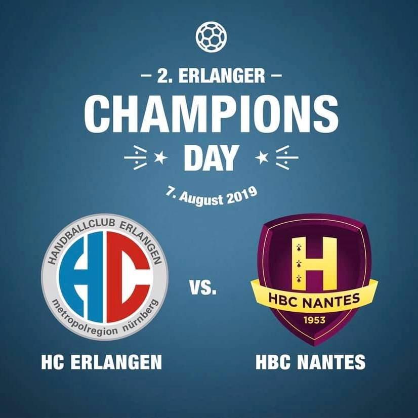 HC Erlangen begrüßt HBC Nantes zum 2. Erlanger Champions Day