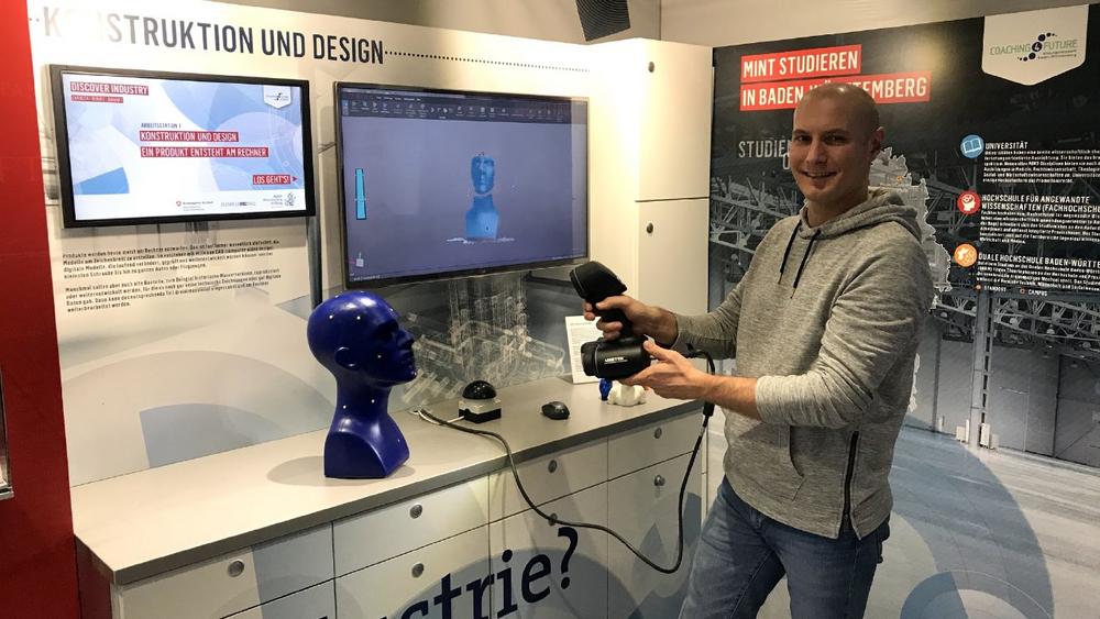 Scannen, tüfteln, konstruieren – DISCOVER INDUSTRY zeigt in Sindelfingen spannende Welt der Industrie