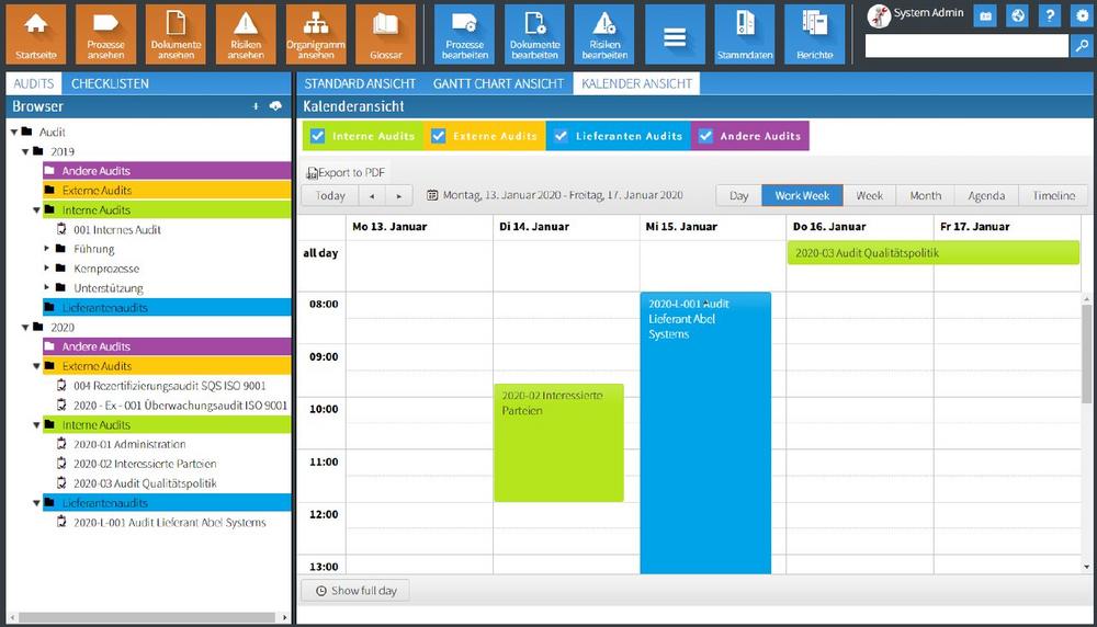 Softwarebasiertes Audit-Management im QM-Pilot