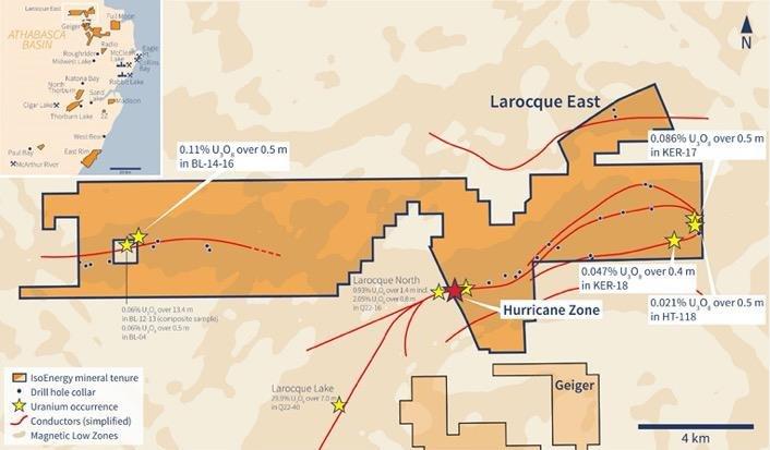 IsoEnergy durchschneidet bisher stärkste Uranmineralisierung in der Hurricane-Zone