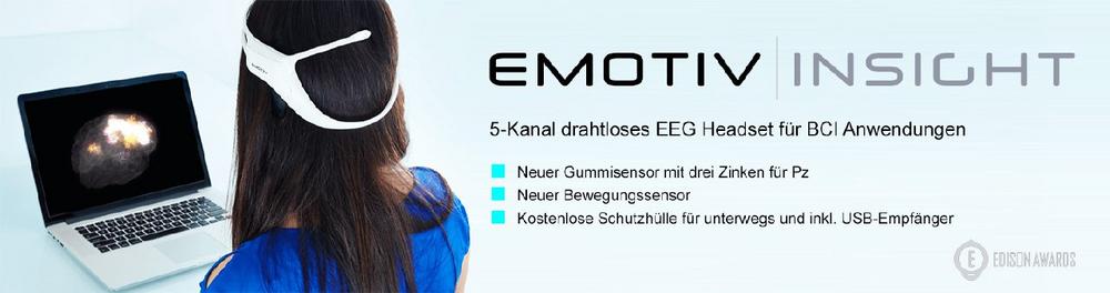 Ab sofort ist das Emotiv Insight EEG Headset mit neuen Features erhältlich