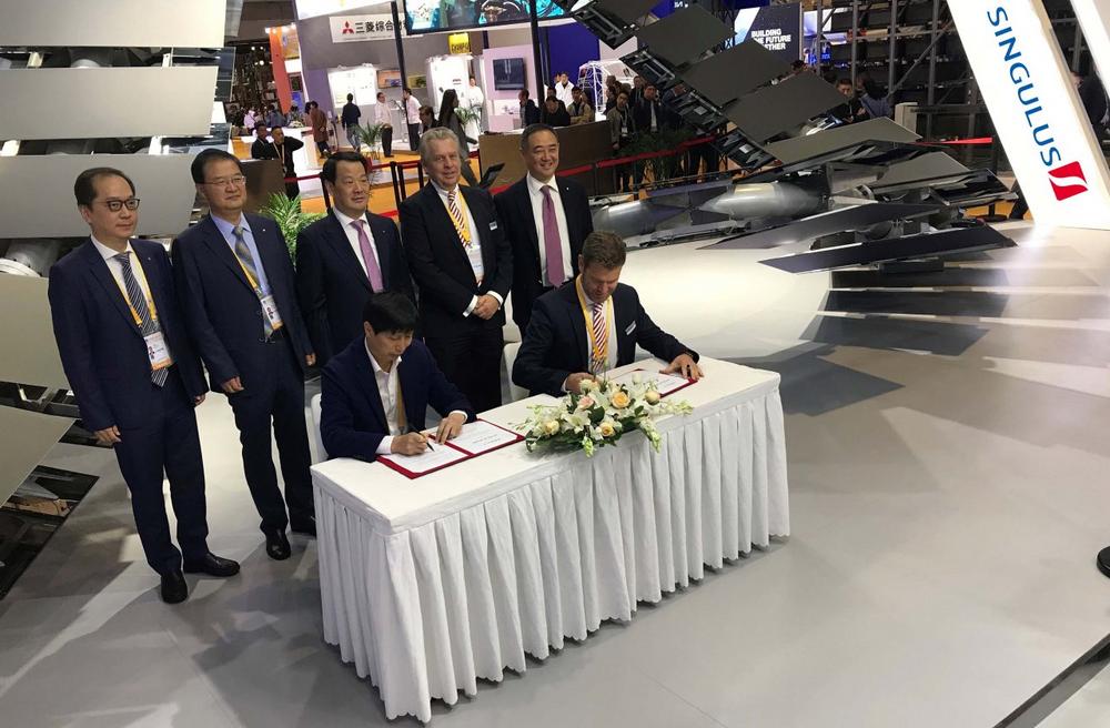 Signing Ceremony im Rahmen Messe CIIE in Shanghai, China