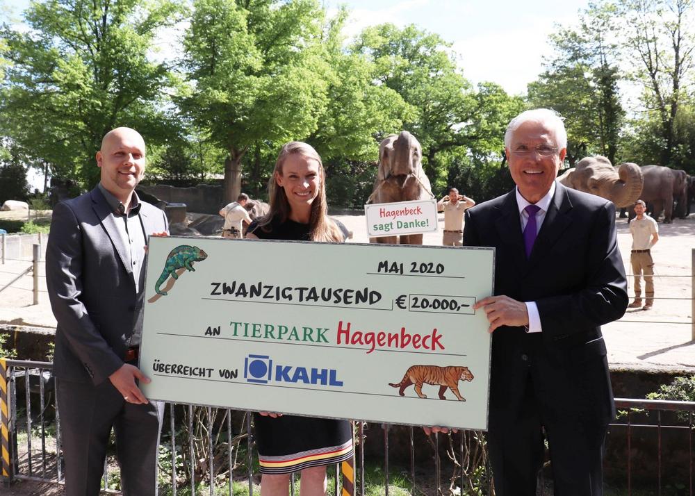 Tierische Unterstützung für Hagenbeck