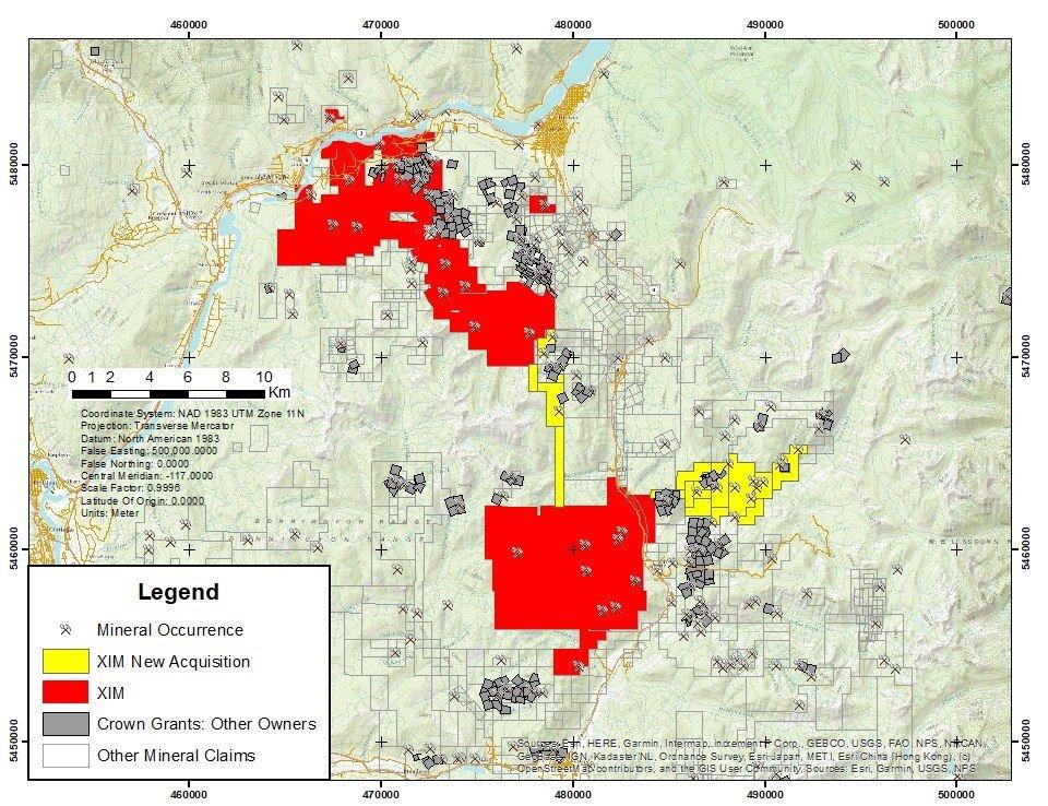 Ximen Mining erwirbt historische Gold-Liegenschaft Ymir-Protection