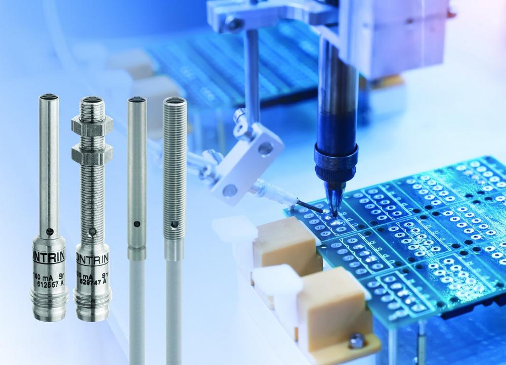 4-mm- und M5-Sensor mit integrierter Auswertelektronik und IO-Link