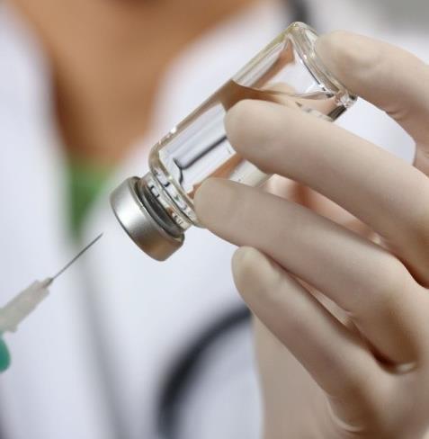 Injektionsfläschchen für Impfstoffe zum Schutz vor Covid-19