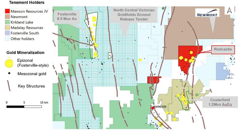 Mawson Preparing to Drill High-Grade Redcastle Gold Project in Victoria, Australia
