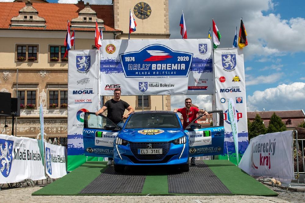 PEUGEOT e-208(1): Erfolgreiche Premiere bei der ECO Energy Rally Bohemia