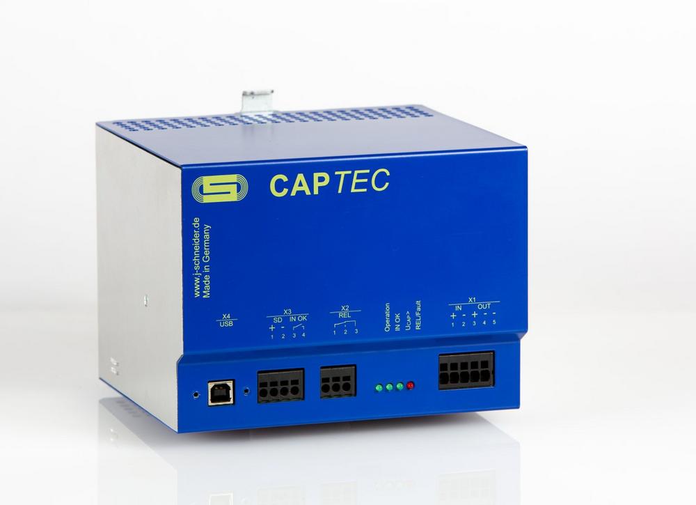 CAPTEC 2410-14: Saftey and Flexibility with the new DC UPS from J. Schneider Elektrotechnik