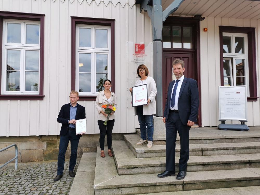 Tourist-Information Ilsenburg wird 13. Harz-Information und erhält die i-Marke des Deutschen Tourismusverbands