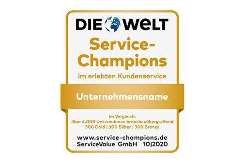 Zehn Jahre Service-Champions: Die Jubiläums-Sieger