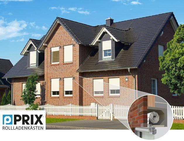 Flexible Lösung für Rollladen- und Raffstorekästen im Klinker-Mauerwerk