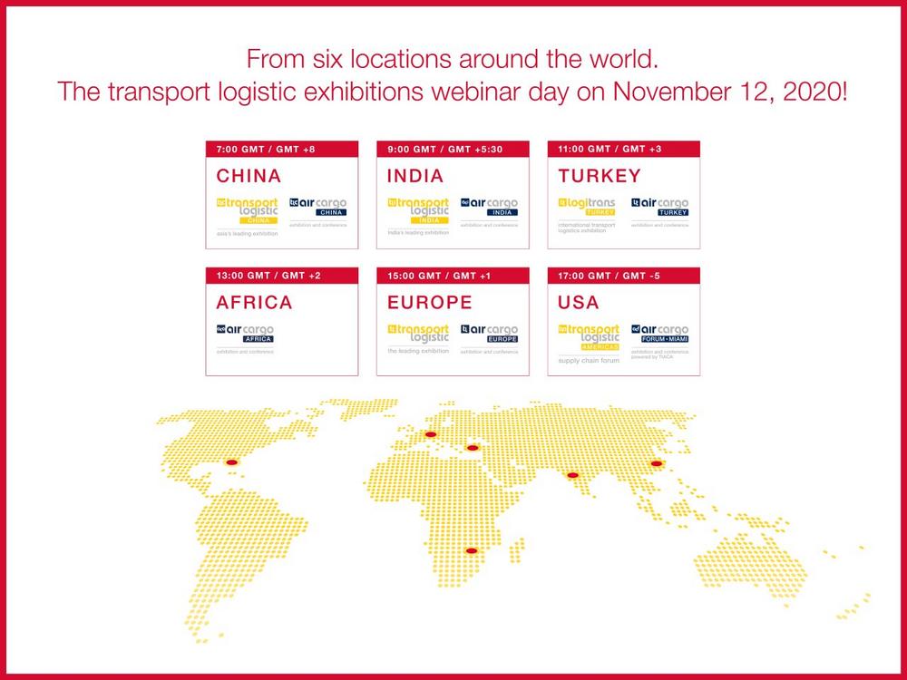 transport logistic exhibitions startet Global Webinar Day 2020: Erster weltweiter, digitaler Branchentreffpunkt der Logistikindustrie