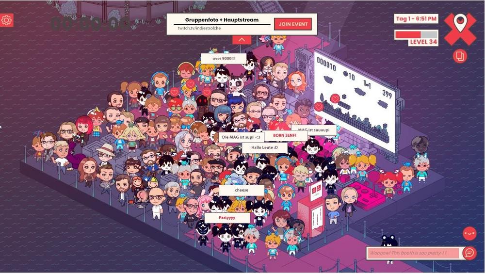 Echtes Messe Feeling mit mehr als 500.000 Besuchern auf der ersten Multiplayer Messe der Welt!