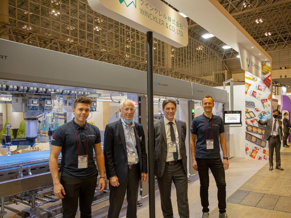 Winckler präsentierte Flowpacker von Schubert auf der FOODtech Japan 2020