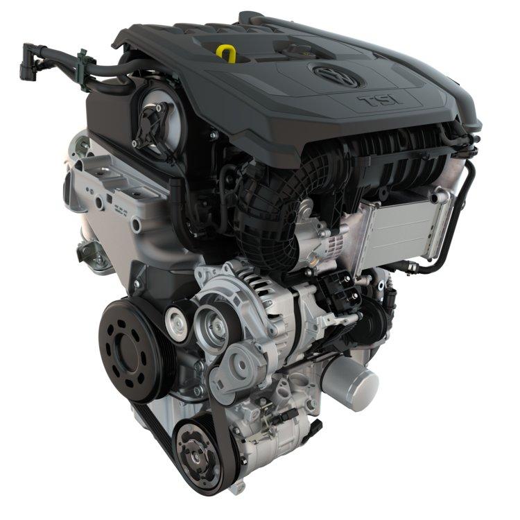 Multitalent im kompakten Format: Der TSI evo-Motor mit 1,0 und 1,5 Liter Hubraum
