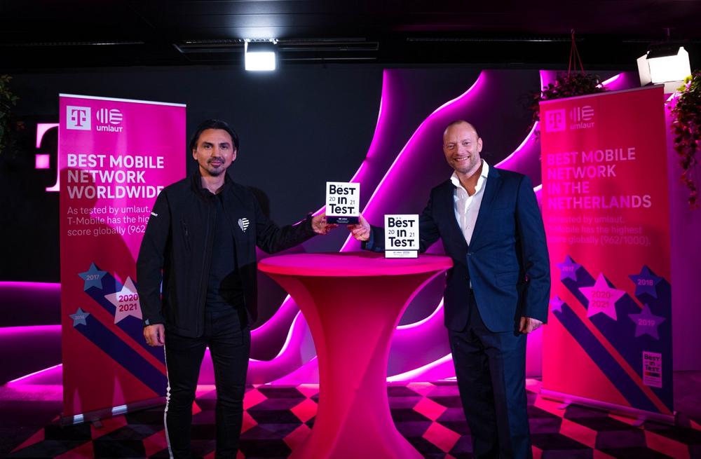 T-Mobile bekroond door umlaut met “Best in Test” wereldwijd