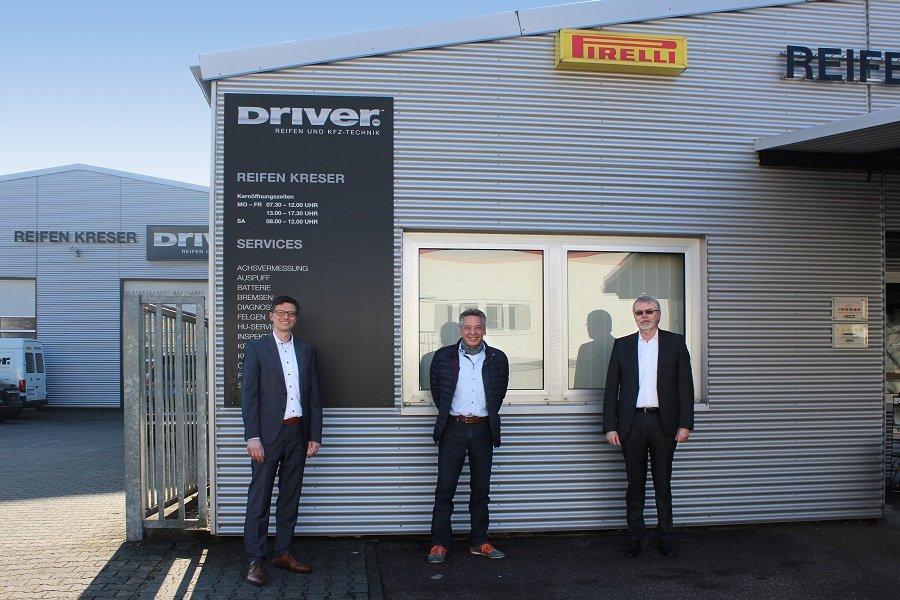 DRIVER Reifen und KFZ-Technik übernimmt Reifen Kreser
