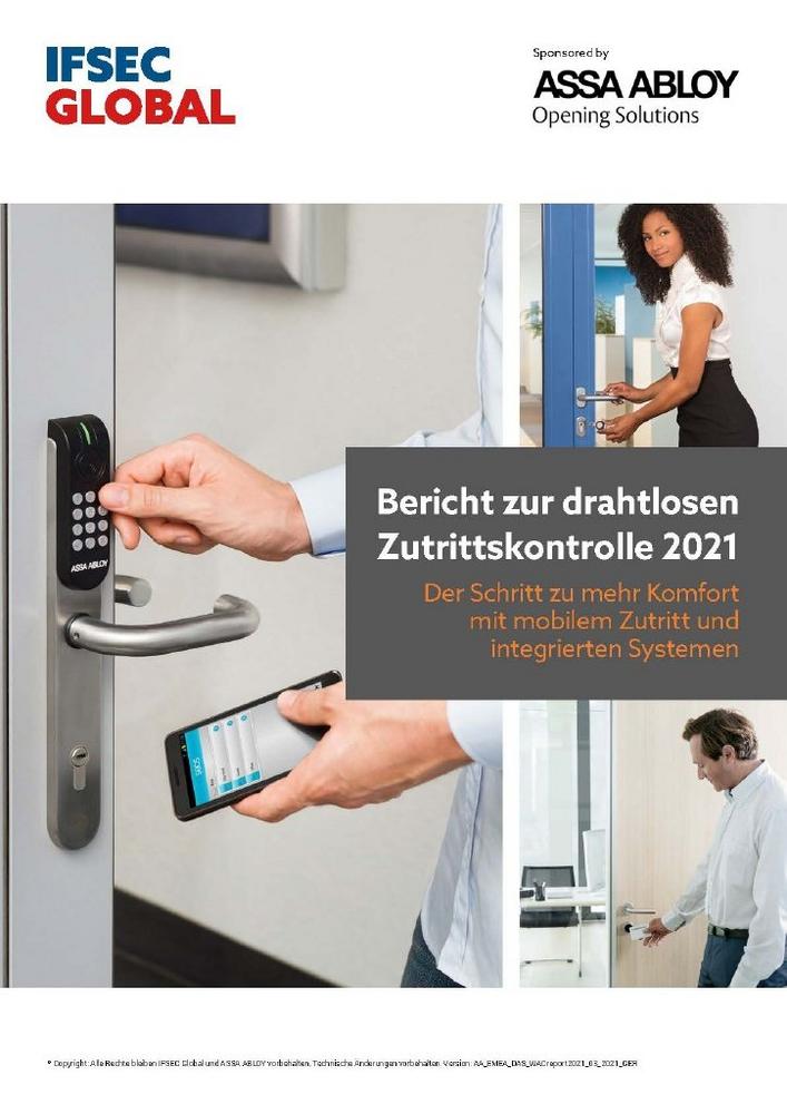 Drahtlose Zutrittskontrolle: Aktueller Bericht zu Technologien und Markttrends 2021