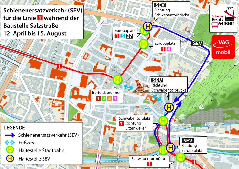 Gleissanierung in der Salzstraße: Bauen auf stadthistorischem Grund
