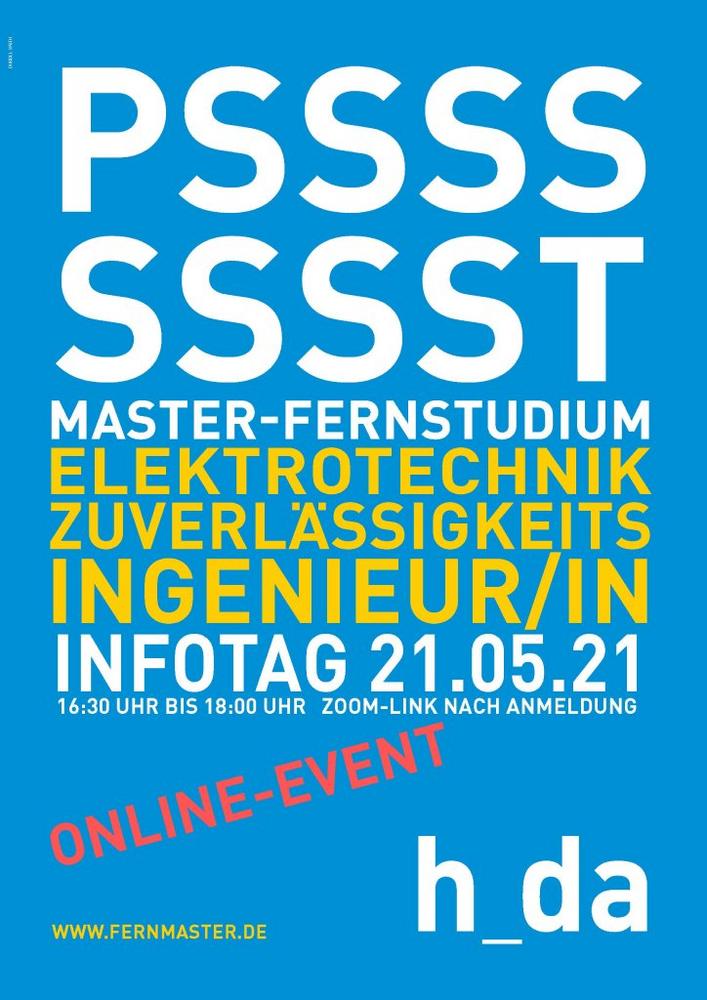 Fernstudium Elektrotechnik (M.Sc.) und Zuverlässigkeitsingenieurwesen (M.Eng.)