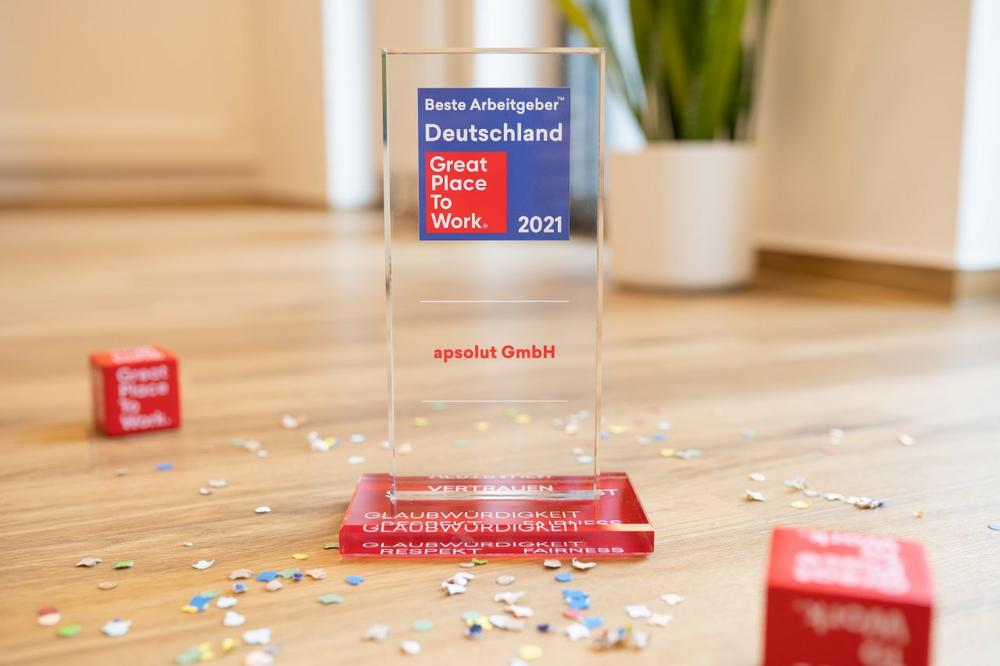 apsolut ist einer der besten Arbeitgeber in Deutschland