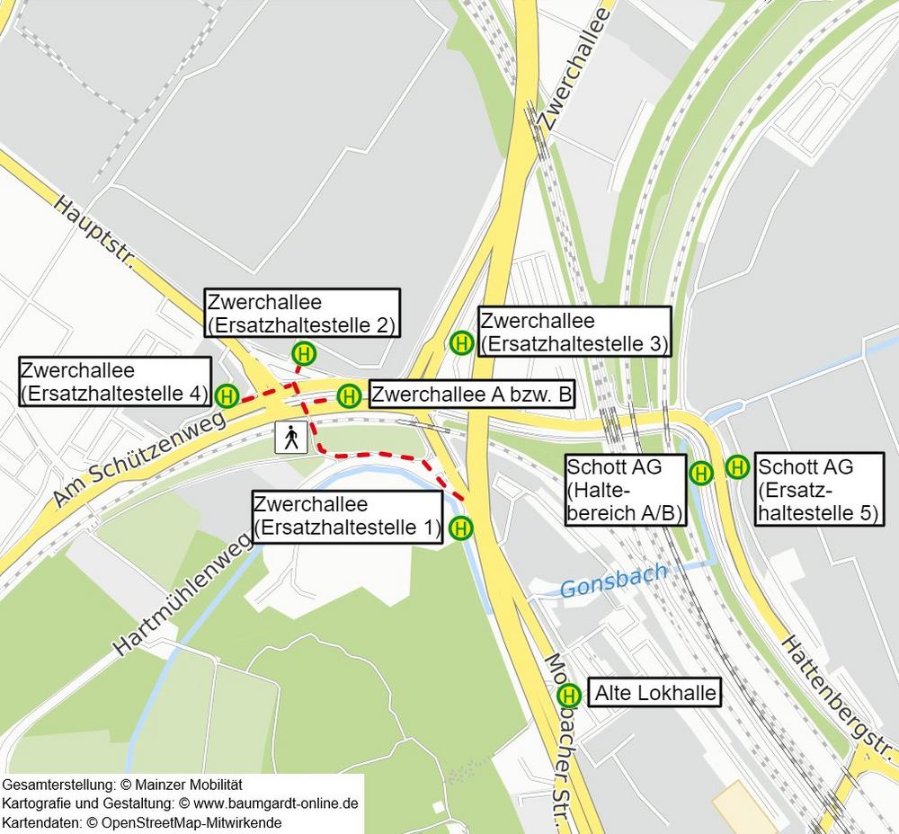 Neue Gleise in der Hattenbergstraße