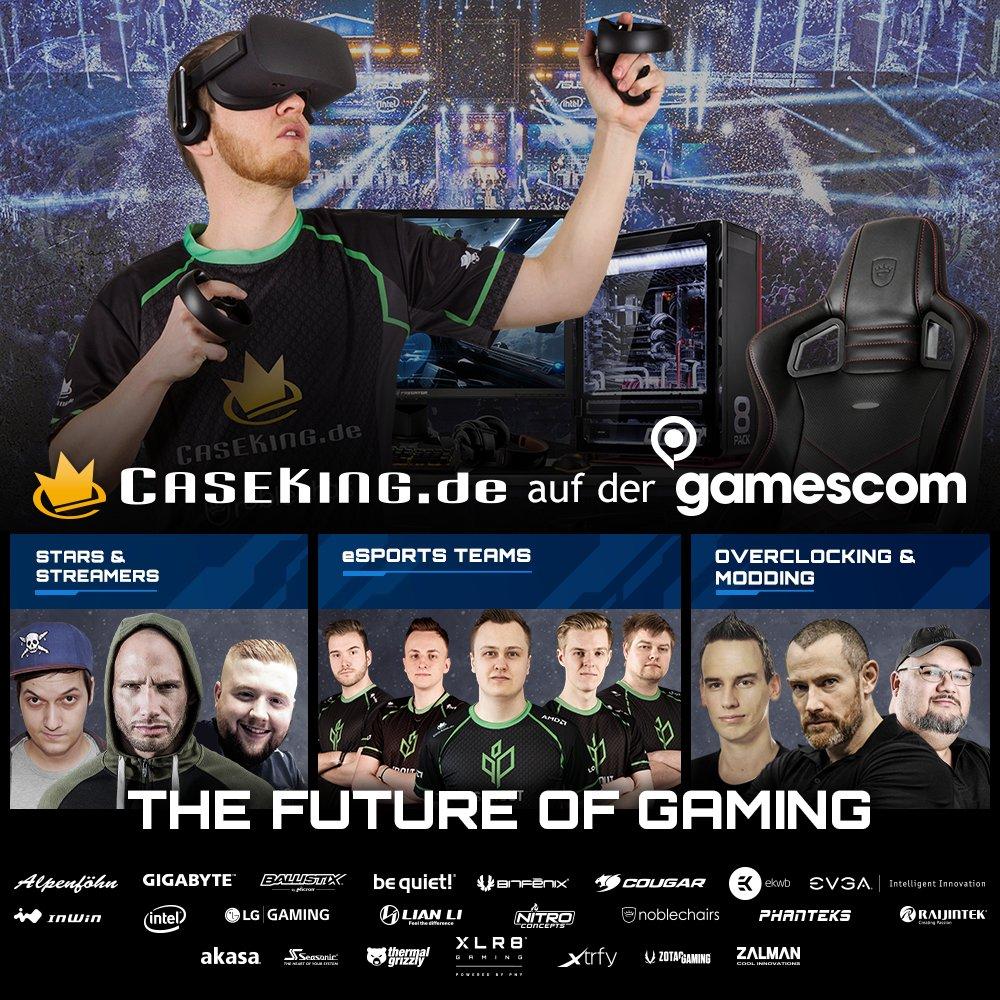Caseking @ gamescom 2018 – The Future Of Gaming auf über 450 m²!