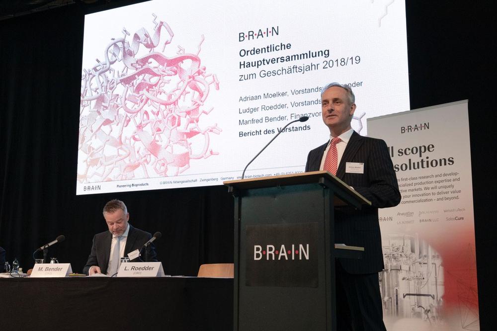 BRAIN AG: Hauptversammlung zum Geschäftsjahr 2018/2019