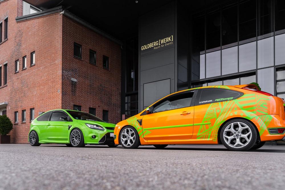 JMS Fahrzeugteile, Barracuda 19 inch-wheels on the Ford Hot Hatch