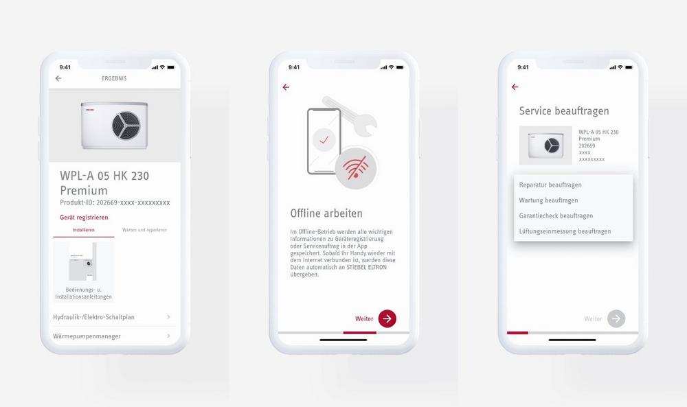Wärmepumpen-Service-App von Stiebel Eltron