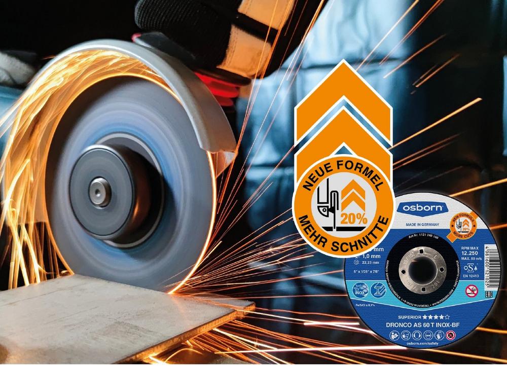 Optimised Osborn bestseller: Superior AS 60 T-INOX cutting disc