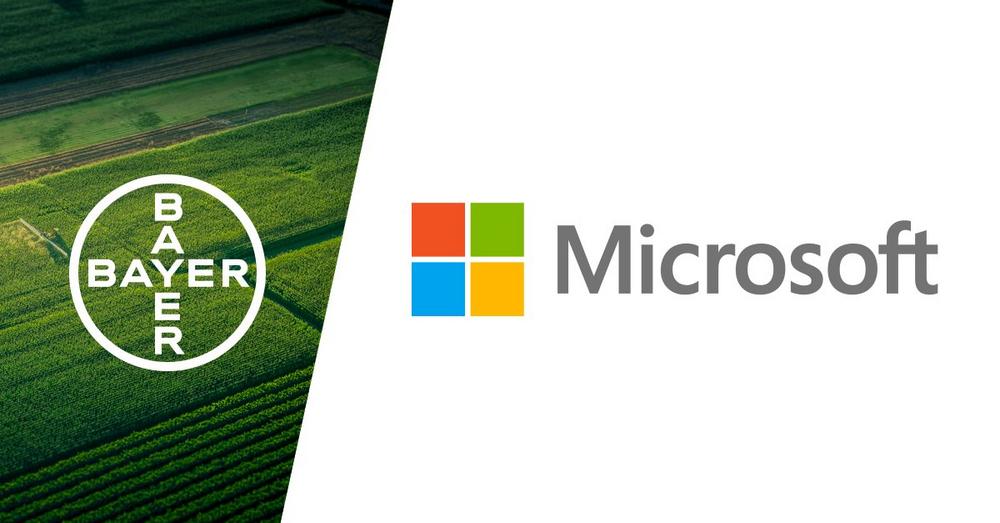 Bayer und Microsoft schließen strategische Partnerschaft, um die Digitalisierung der Wertschöpfungskette für Lebensmittel voranzubringen