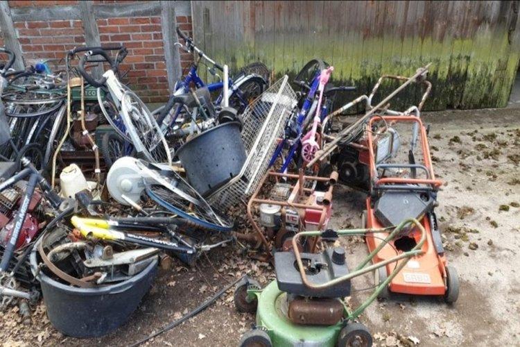 Schrottsammlung durch Schrotthändler in Dorsten