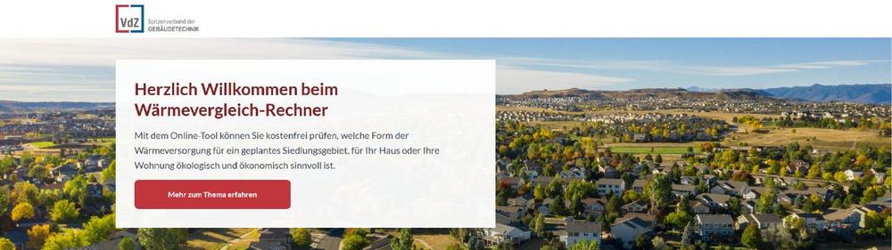 Neues Online-Tool: Wärmevergleich-Rechner berechnet Wärmekosten und CO2-Bilanz