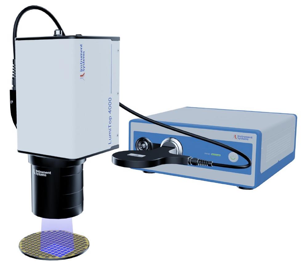 Comprehensive optical wafer testing for μLEDs at a single test station
