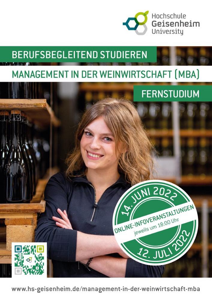 MBA – Management in der Weinwirtschaft – jetzt informieren