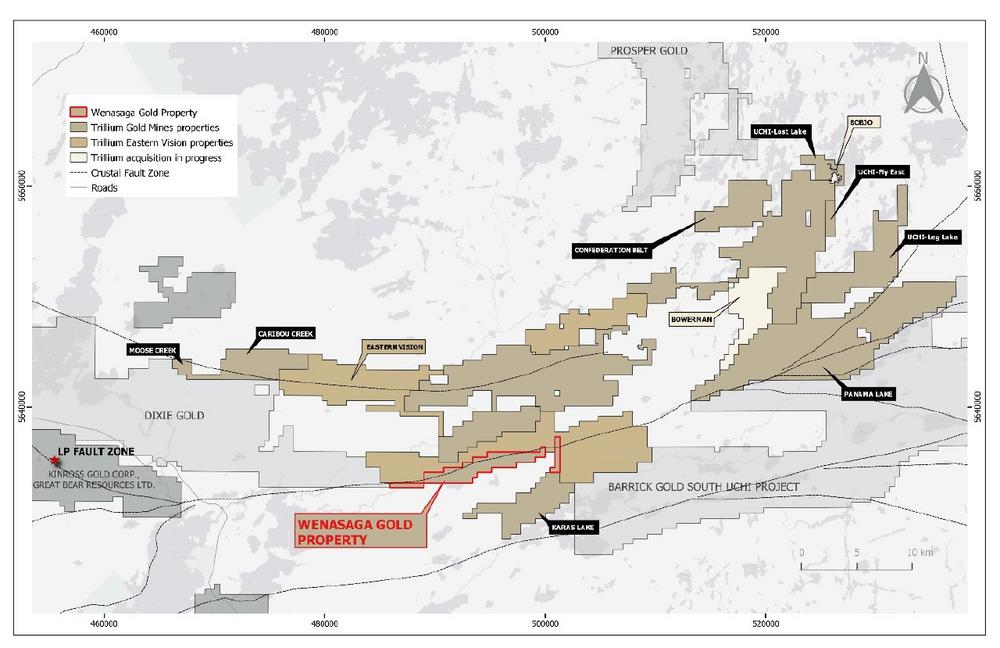 Trillium Gold Signs Option Agreement for Wenasaga Gold Project 35km from Dixie Deposit in Red Lake, Ontario